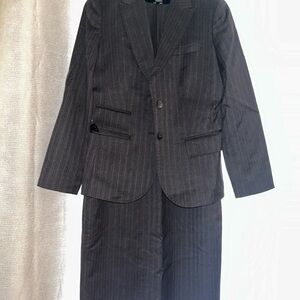 Brooks Brothers Charcoal Pinstripe Dress Suit